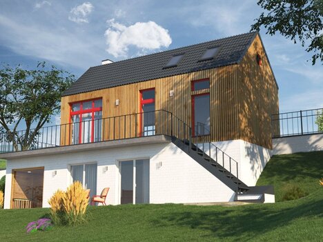 Stavební pozemek se stavebním povolením a projektem – Liběchov, 532 m², možnost okamžité stavby